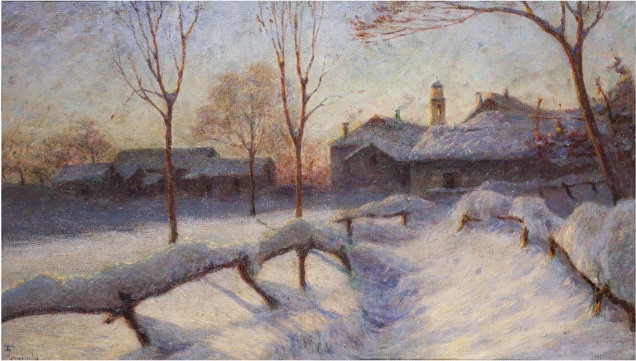 Tominetti A. - Neve e sole a Miazzina, olio su tela 58 x 90 cm.jpg